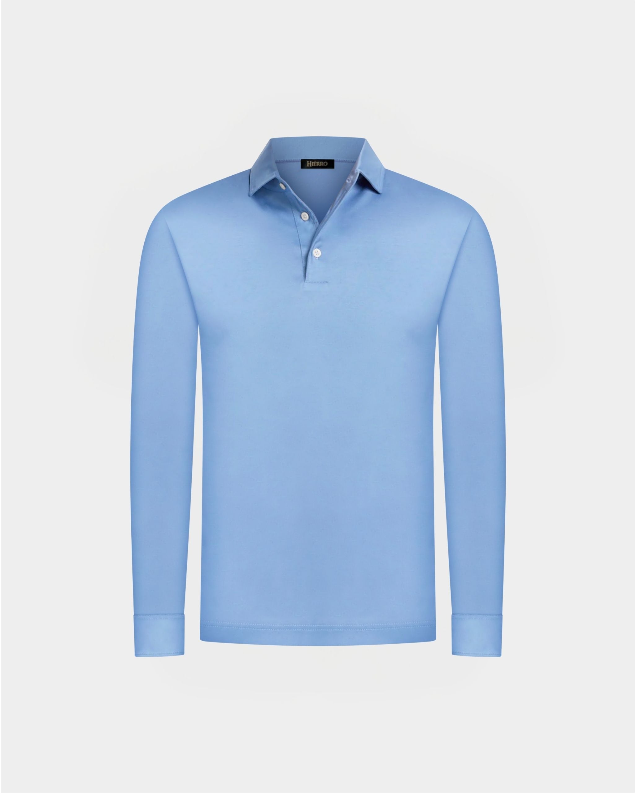 Blue Long-sleeved Polo