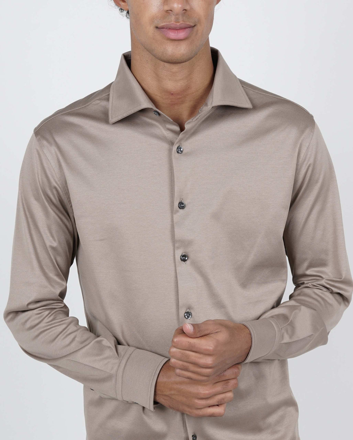 Mid Taupe Overhemd