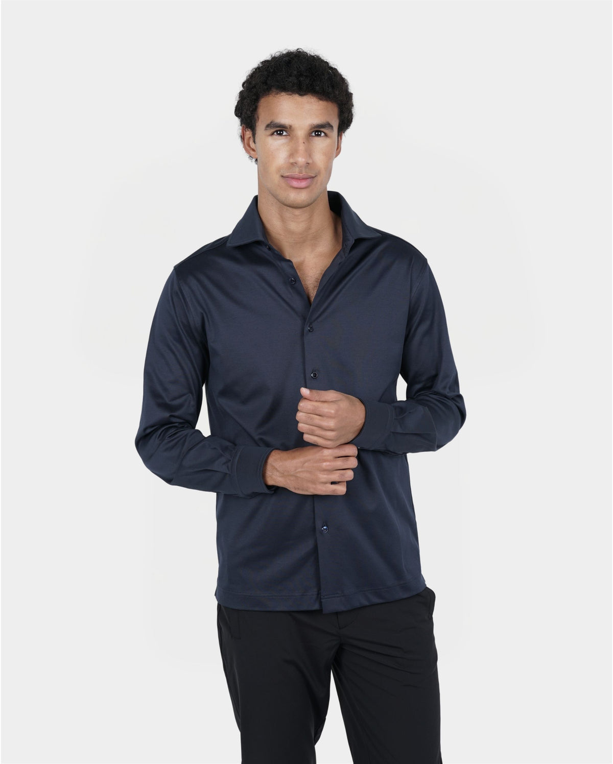 Dark Navy Overhemd