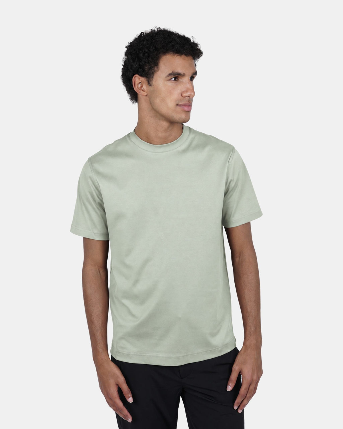 Soft Green Supima T-Shirt