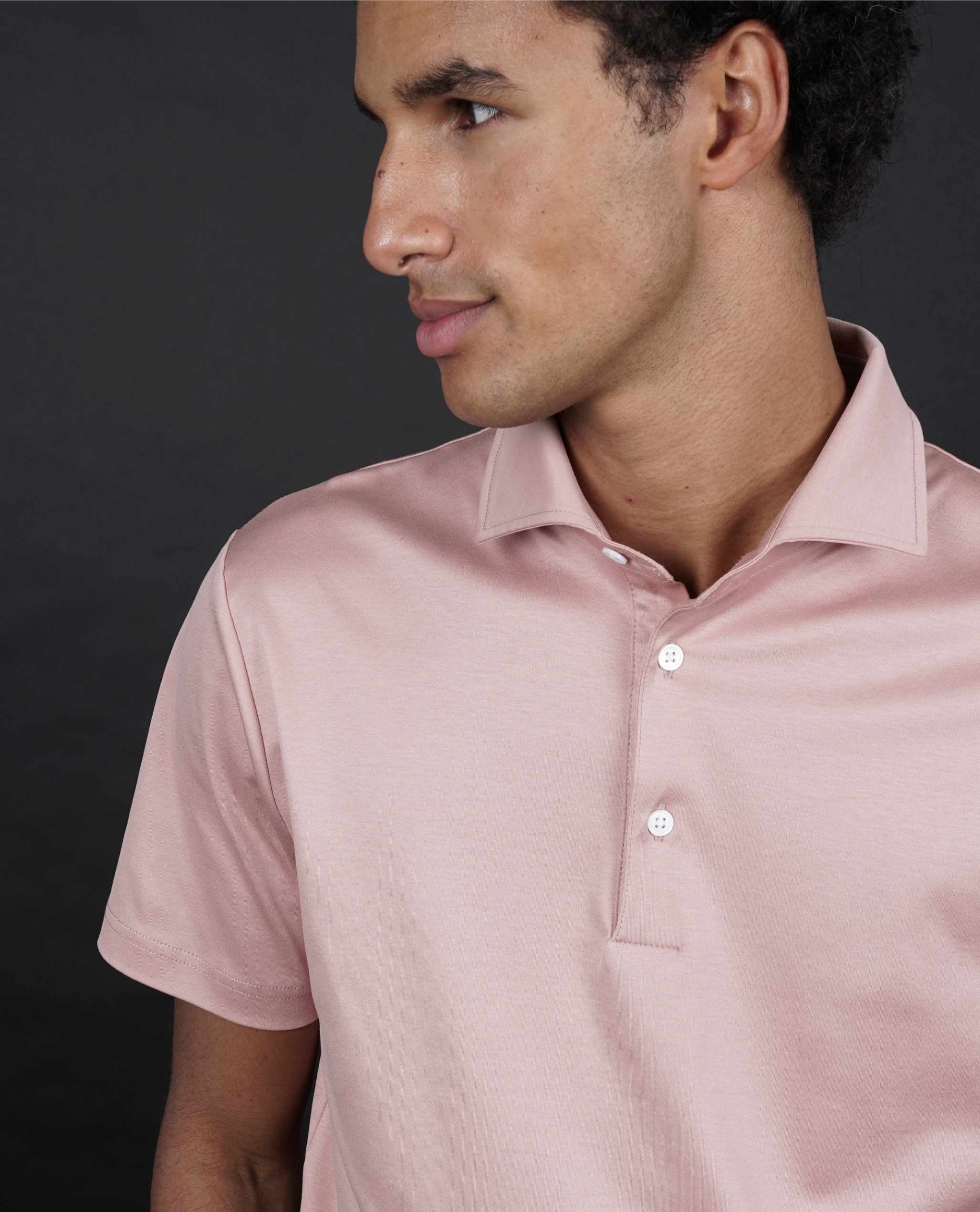 Soft Pink Polo