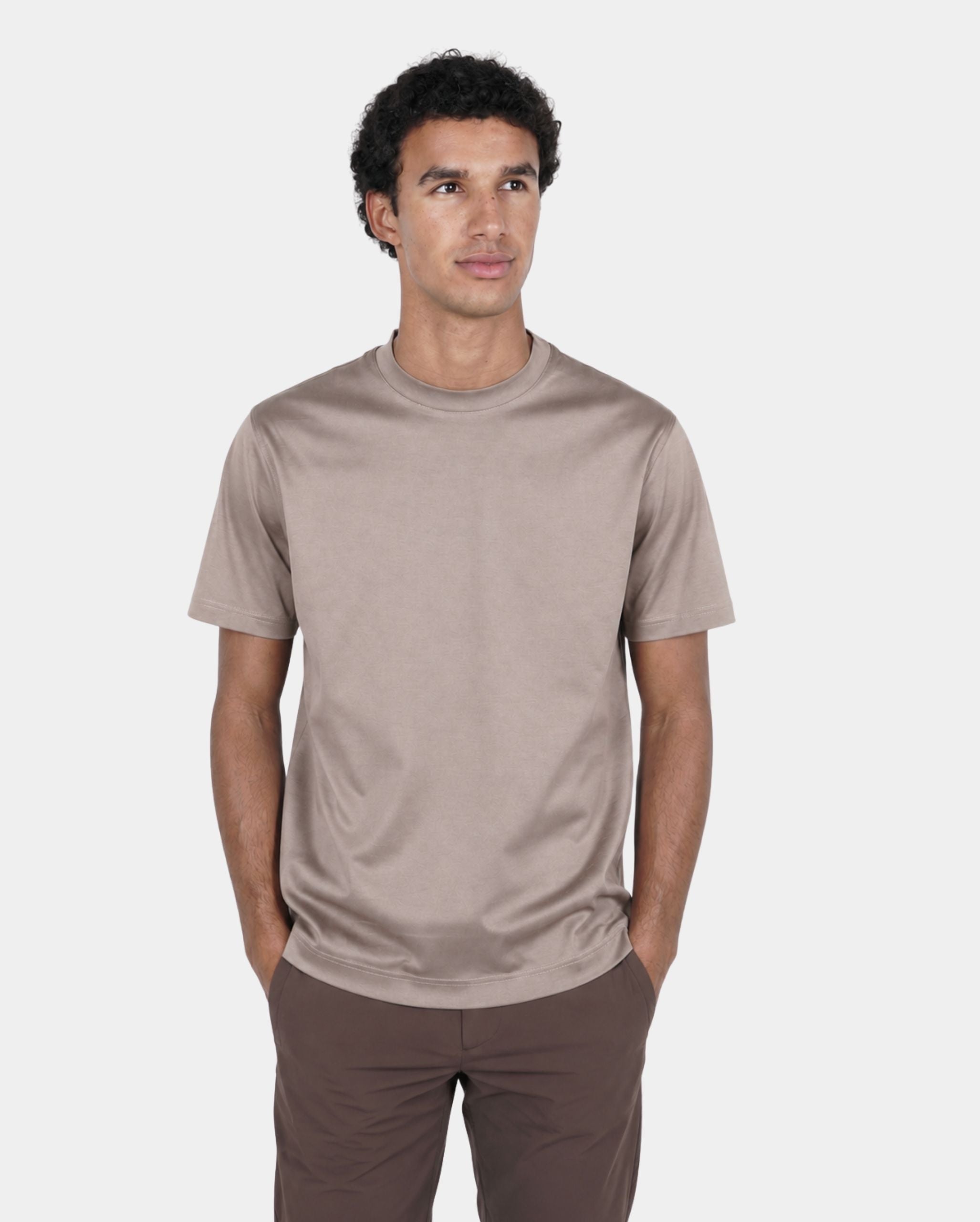 Mid Taupe Supima T-Shirt