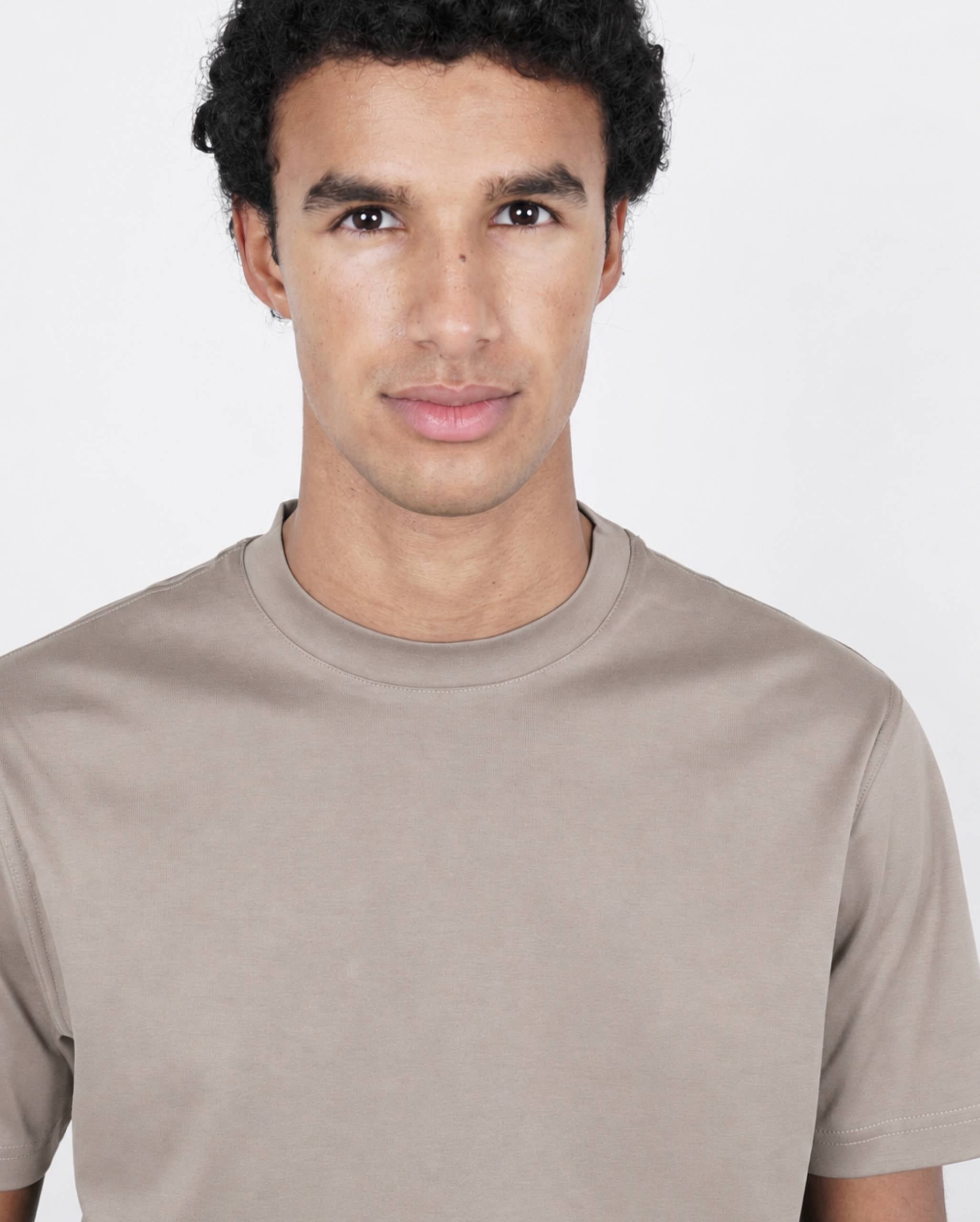 Mid Taupe Supima T-Shirt
