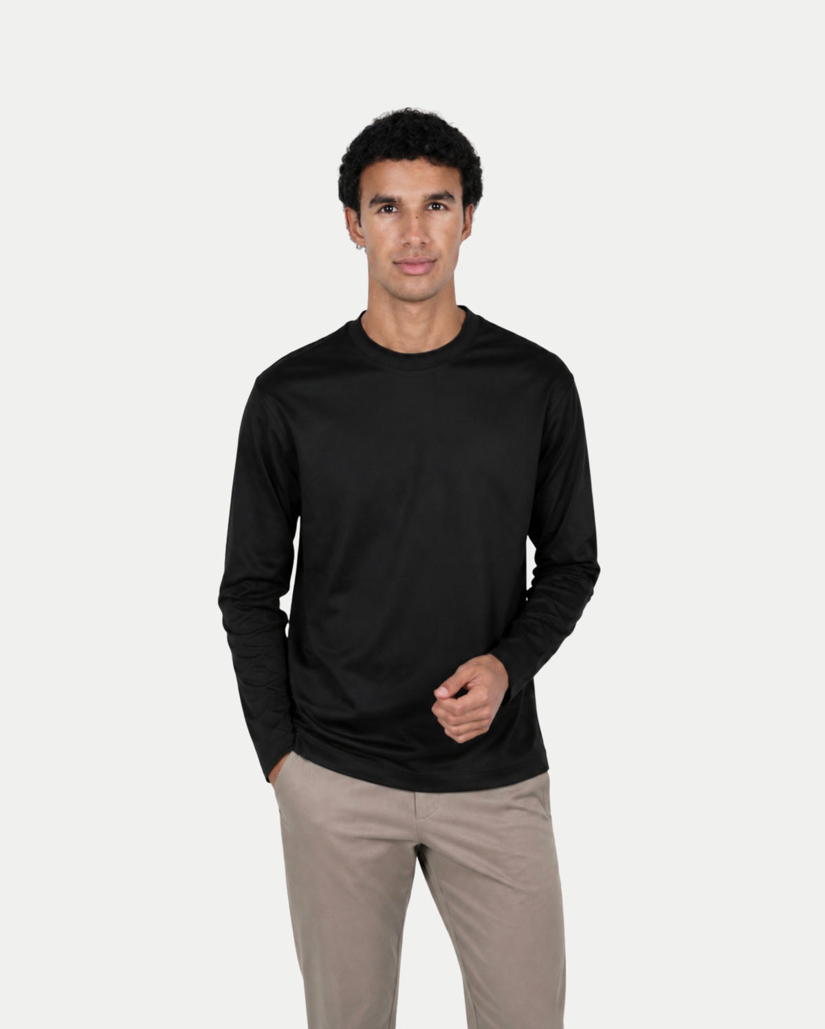 Pearl Black Longsleeve T-Shirt